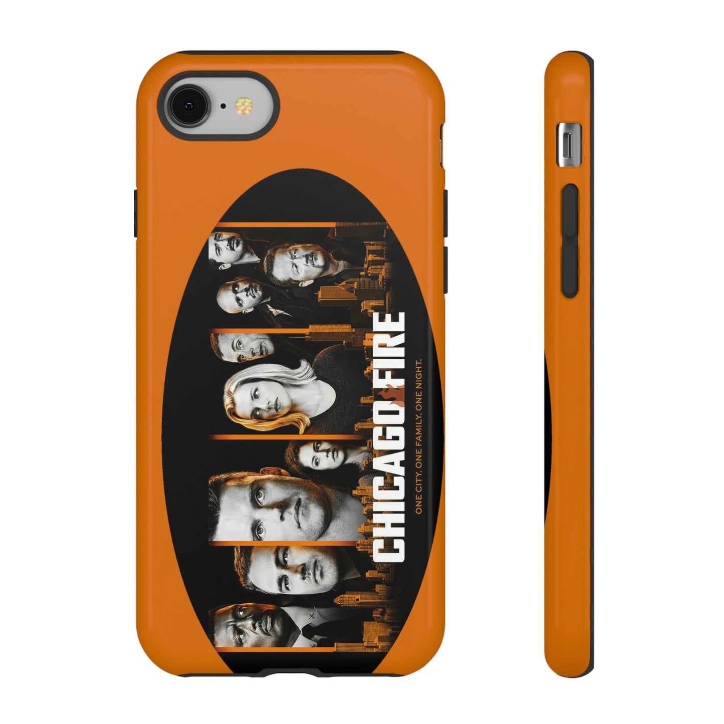 Phone Case-CHICAGO FIRE | Tough-iPhone 8-Glossy-PhoneCaseBoss-Phone-Best-Phone-Cases