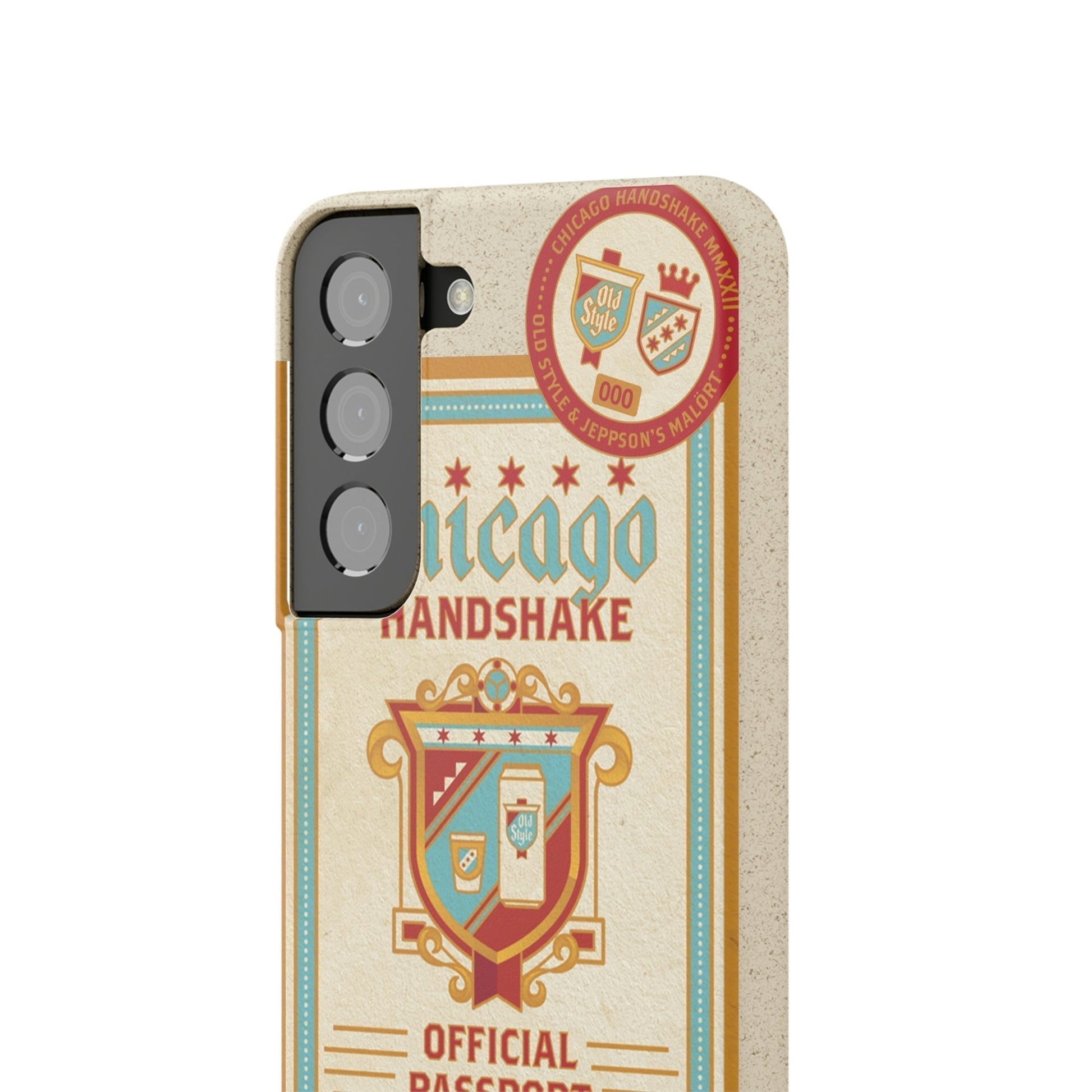 Biodegradeable iPhone Case Earth Friendly Android Phone Case-CHICAGO HANDSHAKE | Biocase-PhoneCaseBoss-Phone-Best-Phone-Cases