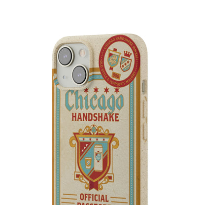 Biodegradeable iPhone Case Earth Friendly Android Phone Case-CHICAGO HANDSHAKE | Biocase-PhoneCaseBoss-Phone-Best-Phone-Cases