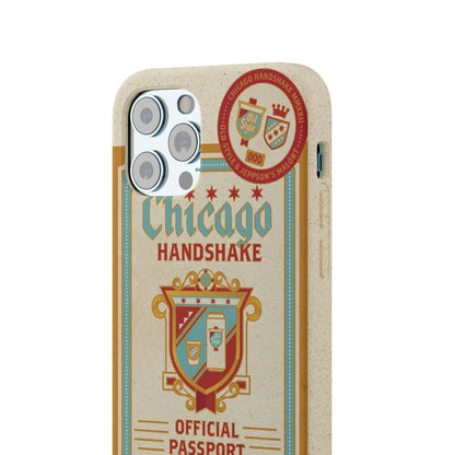 Biodegradeable iPhone Case Earth Friendly Android Phone Case-CHICAGO HANDSHAKE | Biocase-PhoneCaseBoss-Phone-Best-Phone-Cases