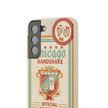 Biodegradeable iPhone Case Earth Friendly Android Phone Case-CHICAGO HANDSHAKE | Biocase-PhoneCaseBoss-Phone-Best-Phone-Cases