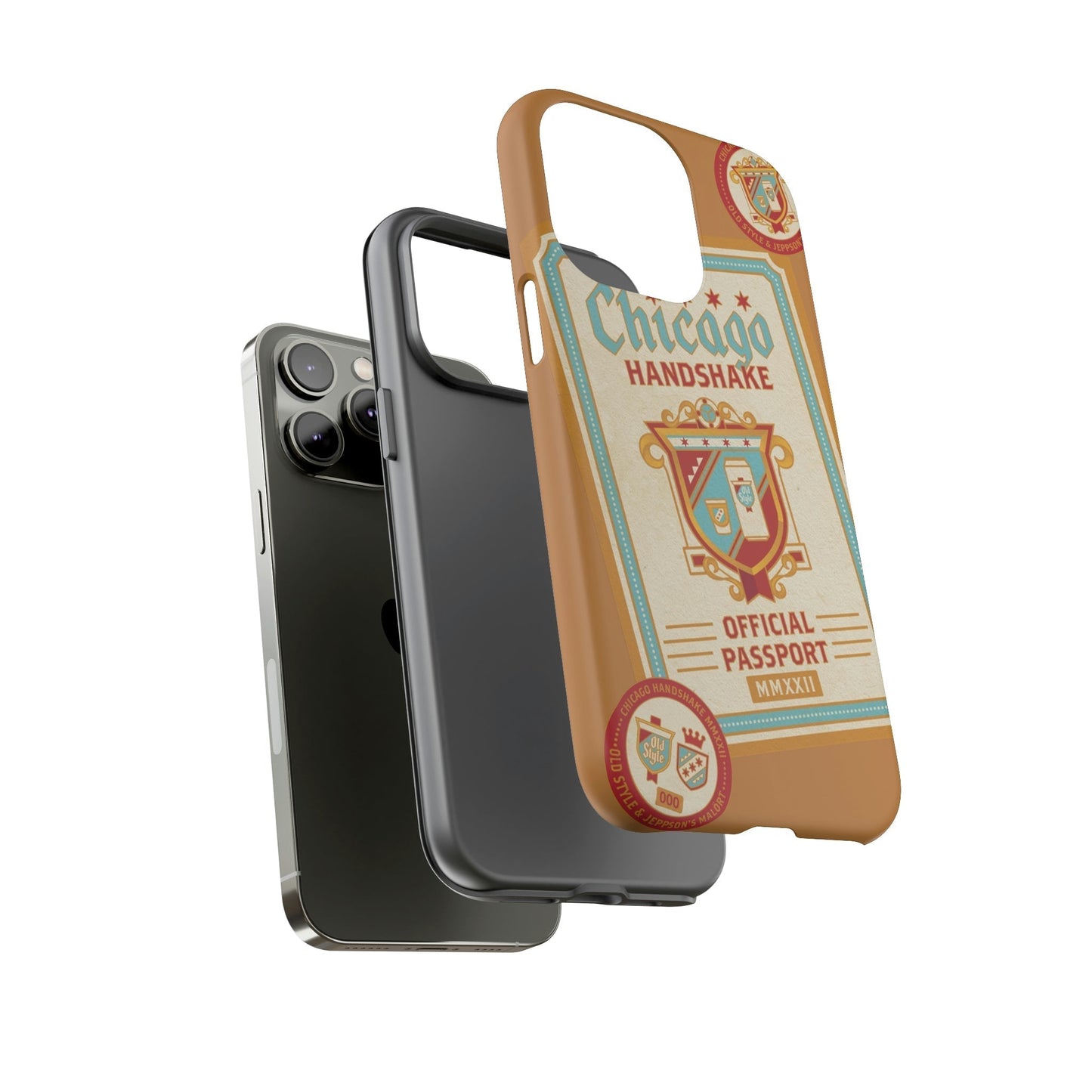 Phone Case-CHICAGO HANDSHAKE | Tough-PhoneCaseBoss-Phone-Best-Phone-Cases