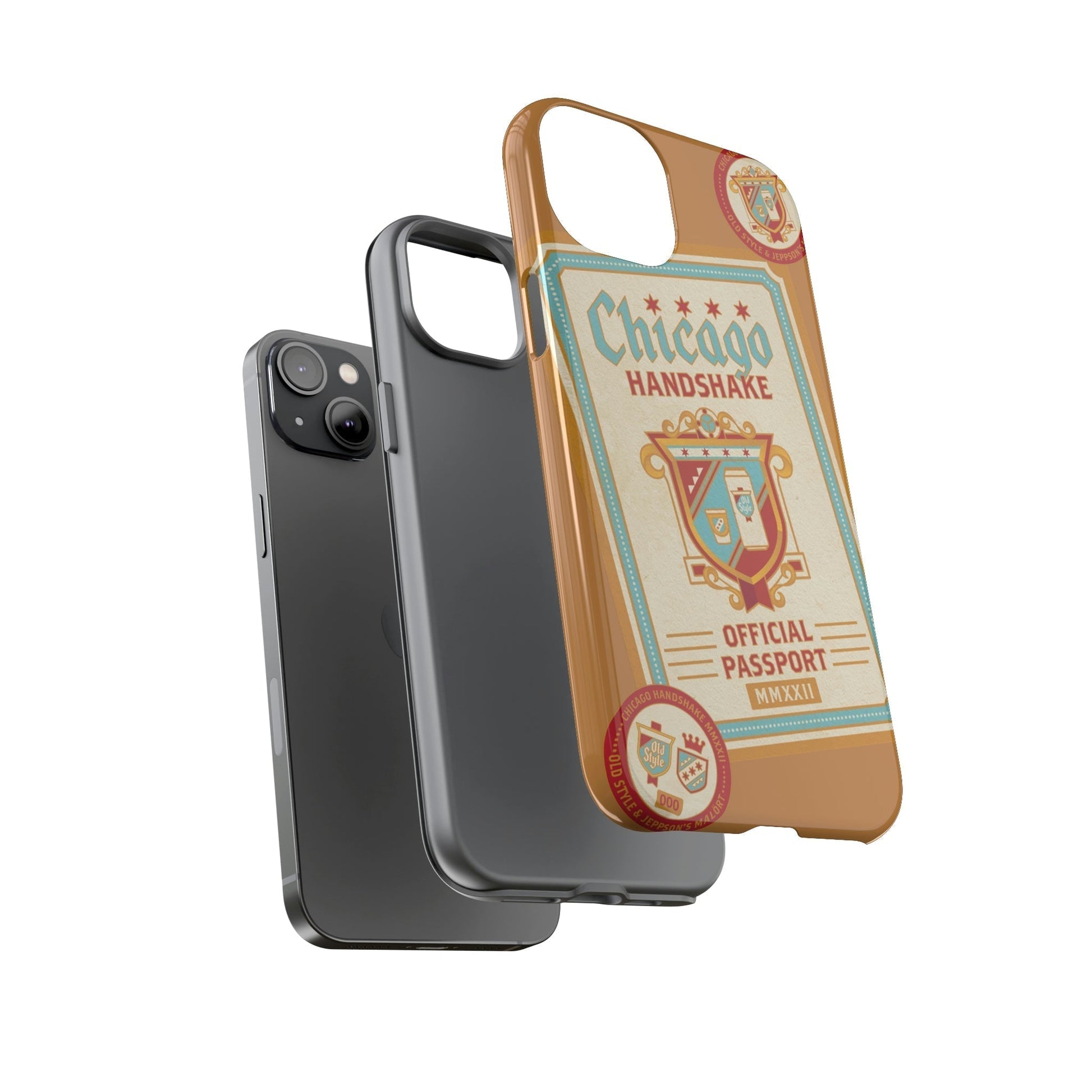 Phone Case-CHICAGO HANDSHAKE | Tough-PhoneCaseBoss-Phone-Best-Phone-Cases