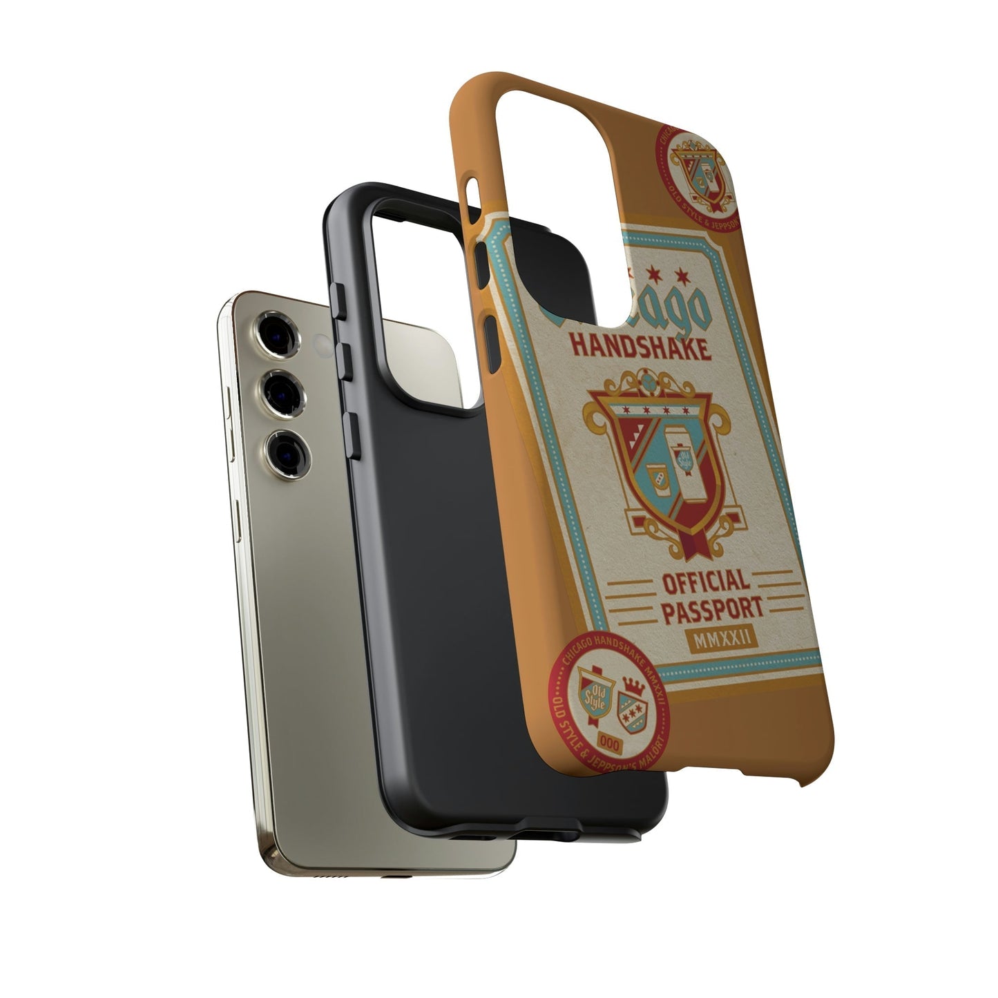 Phone Case-CHICAGO HANDSHAKE | Tough-PhoneCaseBoss-Phone-Best-Phone-Cases