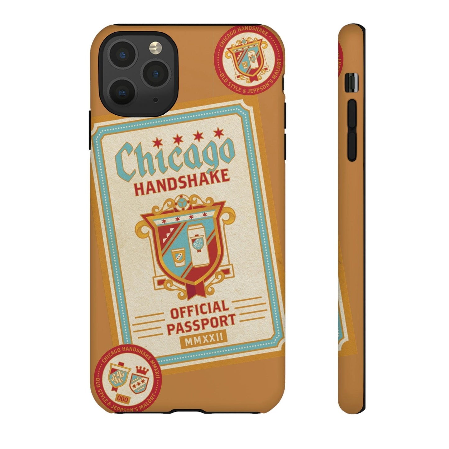 Phone Case-CHICAGO HANDSHAKE | Tough-iPhone 11 Pro Max-Matte-PhoneCaseBoss-Phone-Best-Phone-Cases