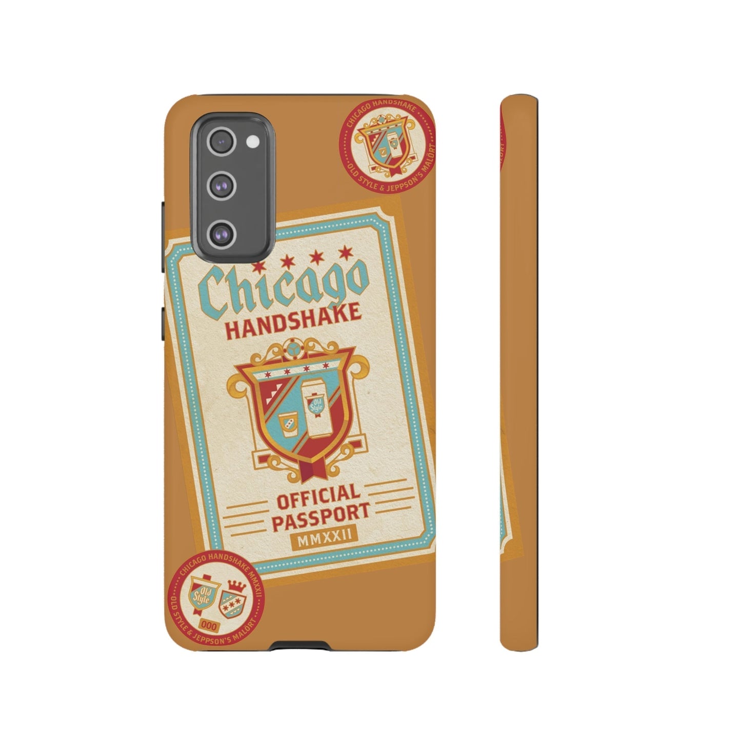 Phone Case-CHICAGO HANDSHAKE | Tough-Samsung Galaxy S20 FE-Matte-PhoneCaseBoss-Phone-Best-Phone-Cases