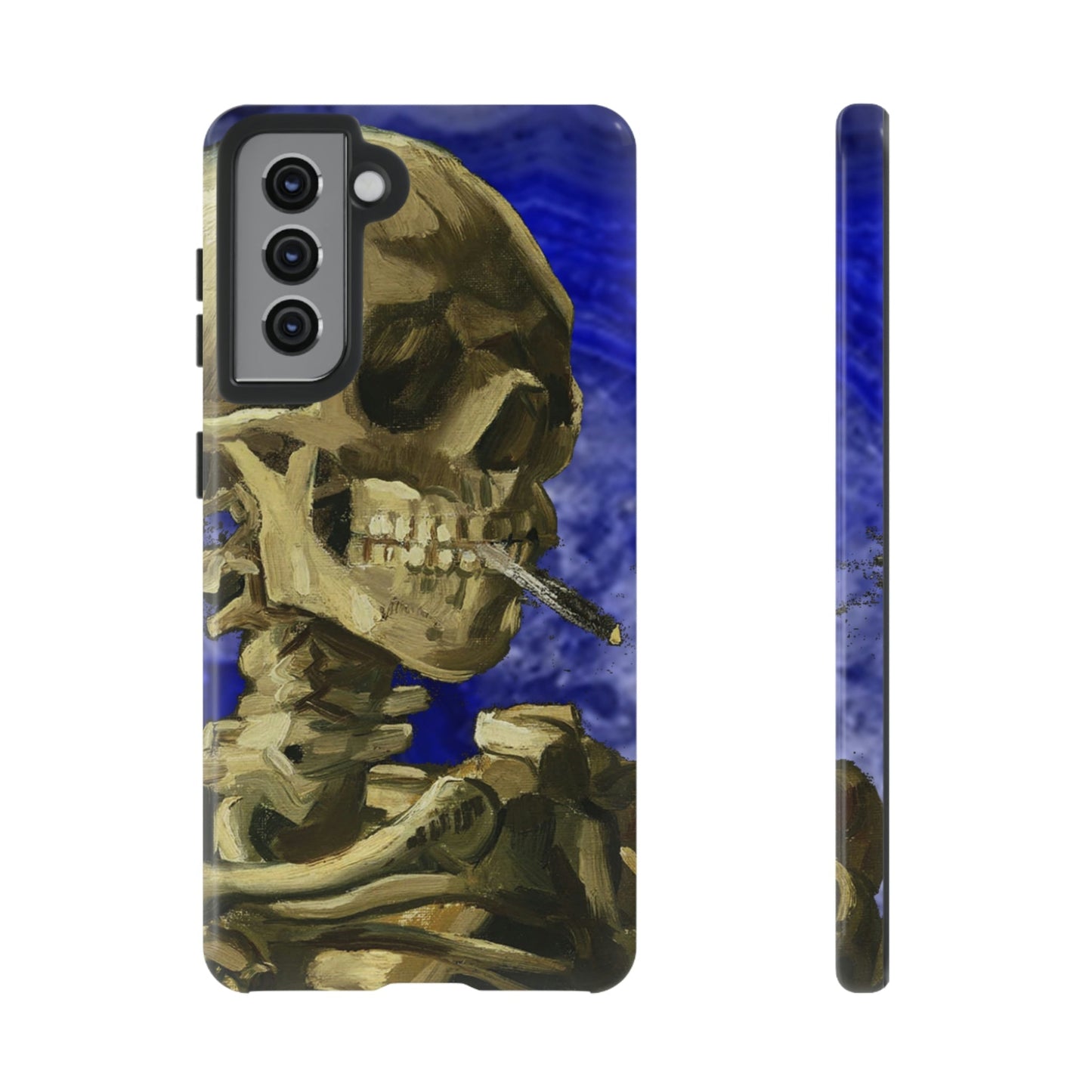 Phone Case-CLOSE SKELETON | Tough-Samsung Galaxy S21-Glossy-PhoneCaseBoss-Phone-Best-Phone-Cases