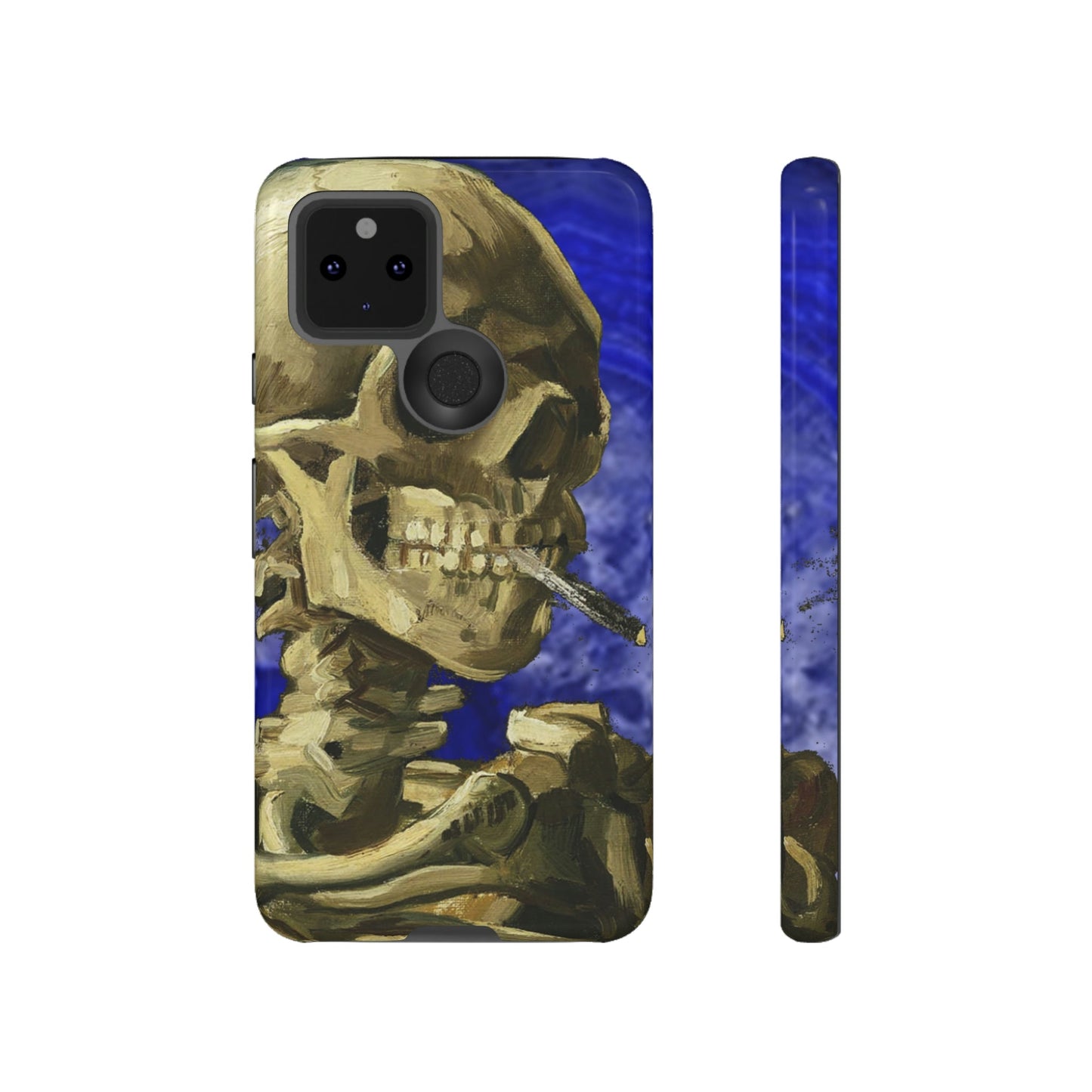 Phone Case-CLOSE SKELETON | Tough-Google Pixel 5 5G-Glossy-PhoneCaseBoss-Phone-Best-Phone-Cases