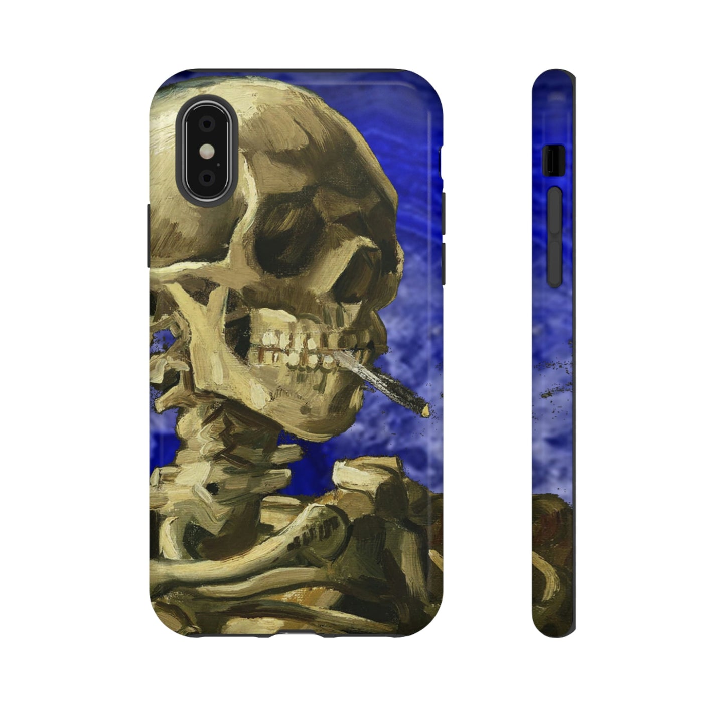 Phone Case-CLOSE SKELETON | Tough-iPhone XS-Glossy-PhoneCaseBoss-Phone-Best-Phone-Cases