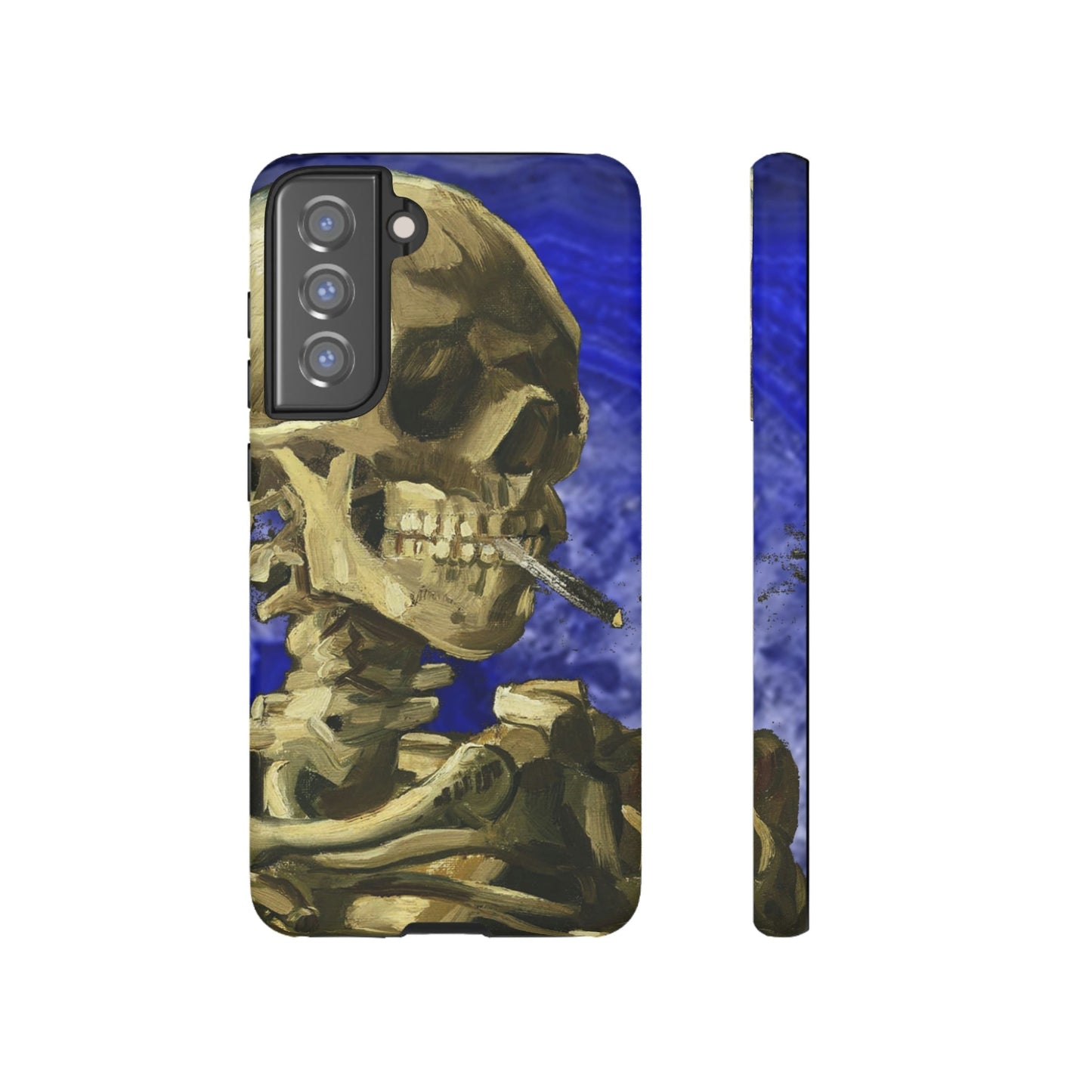 Phone Case-CLOSE SKELETON | Tough-Samsung Galaxy S21 FE-Matte-PhoneCaseBoss-Phone-Best-Phone-Cases