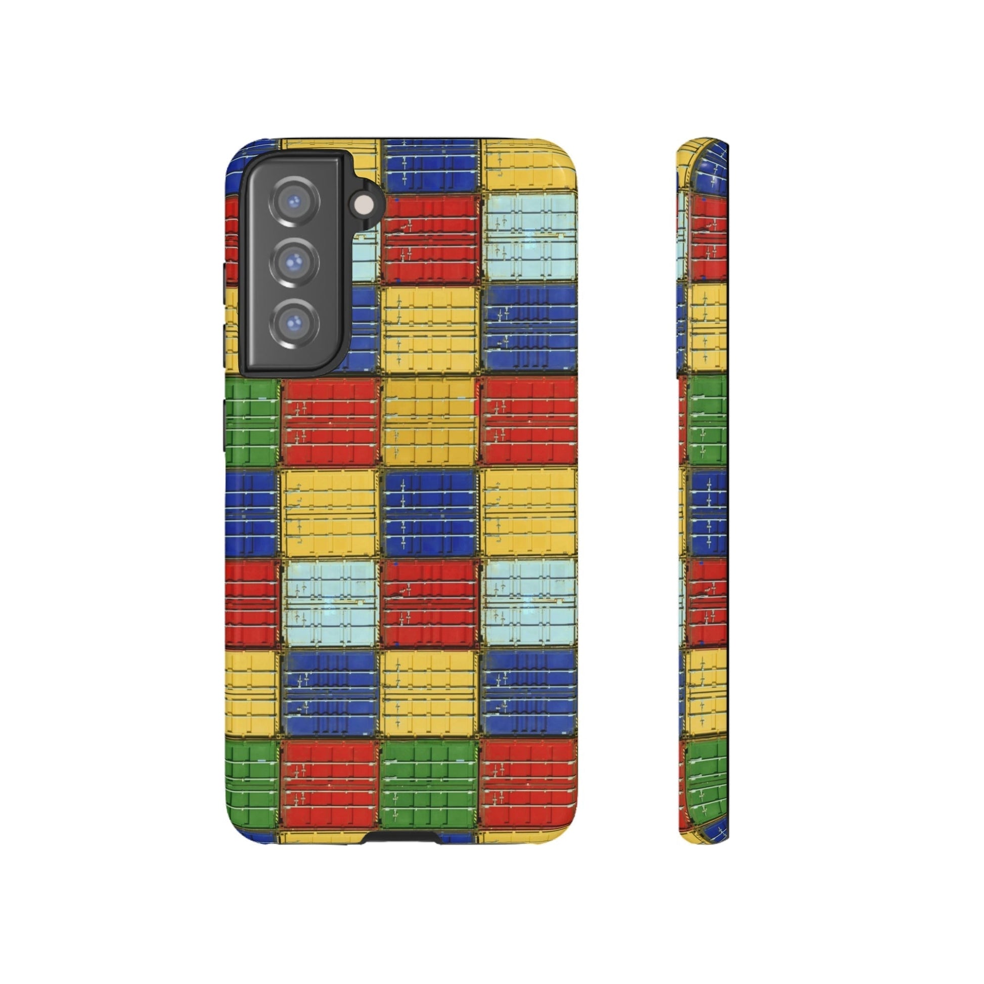 Phone Case-CONTAINED | Tough-Samsung Galaxy S21 FE-Glossy-PhoneCaseBoss-Phone-Best-Phone-Cases