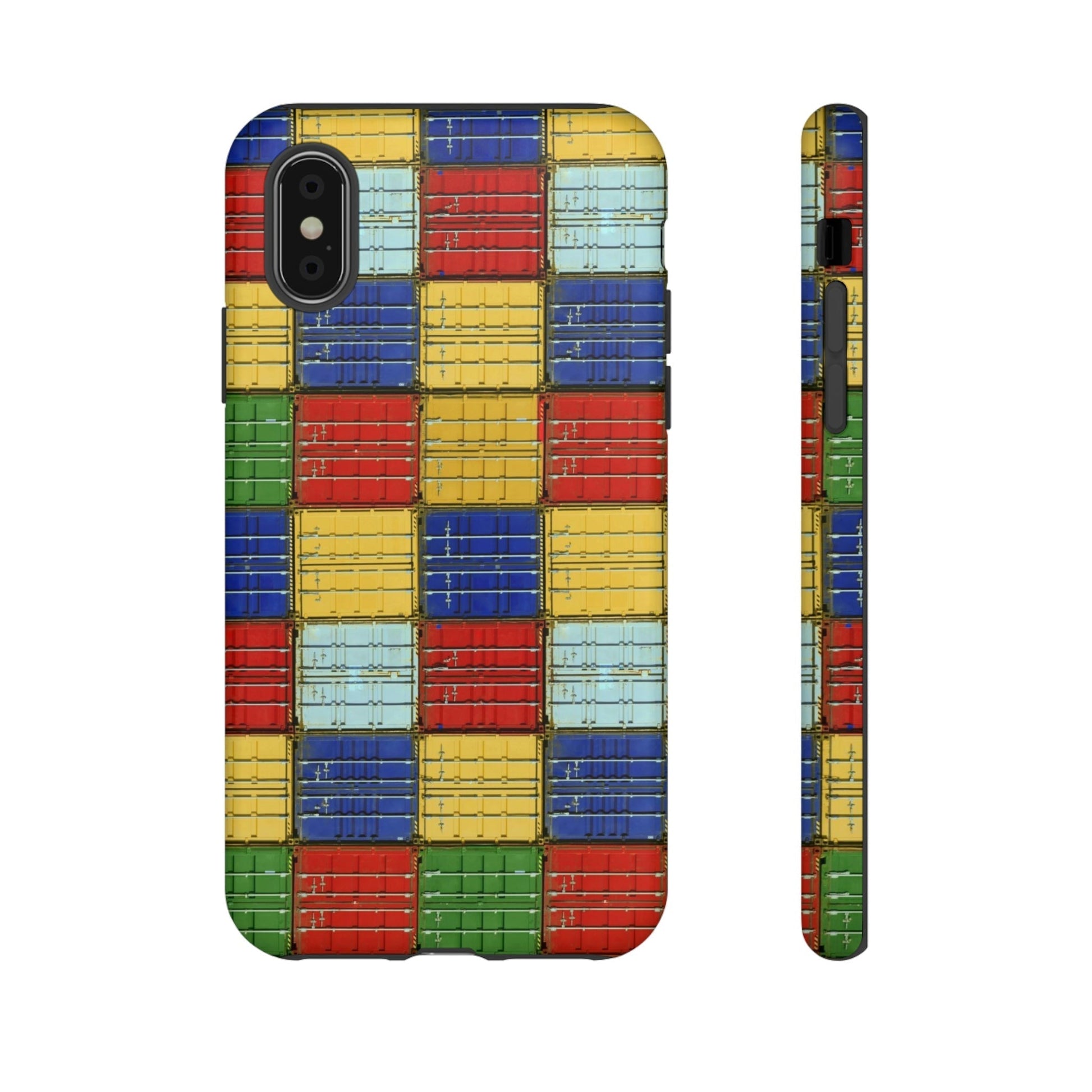 Phone Case-CONTAINED | Tough-iPhone X-Matte-PhoneCaseBoss-Phone-Best-Phone-Cases