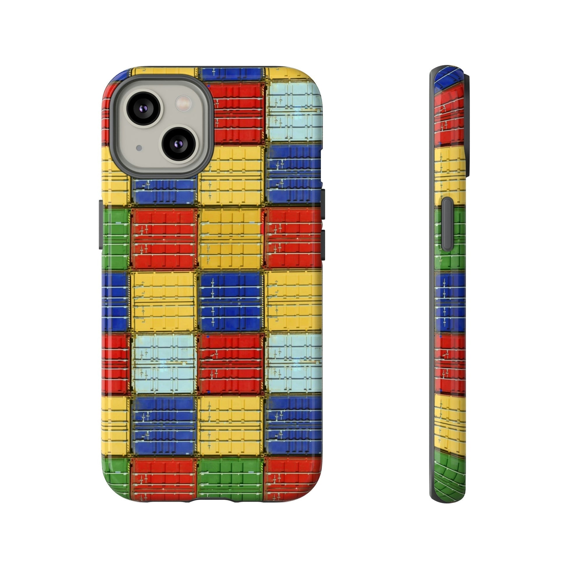 Phone Case-CONTAINED | Tough-iPhone 14-Glossy-PhoneCaseBoss-Phone-Best-Phone-Cases