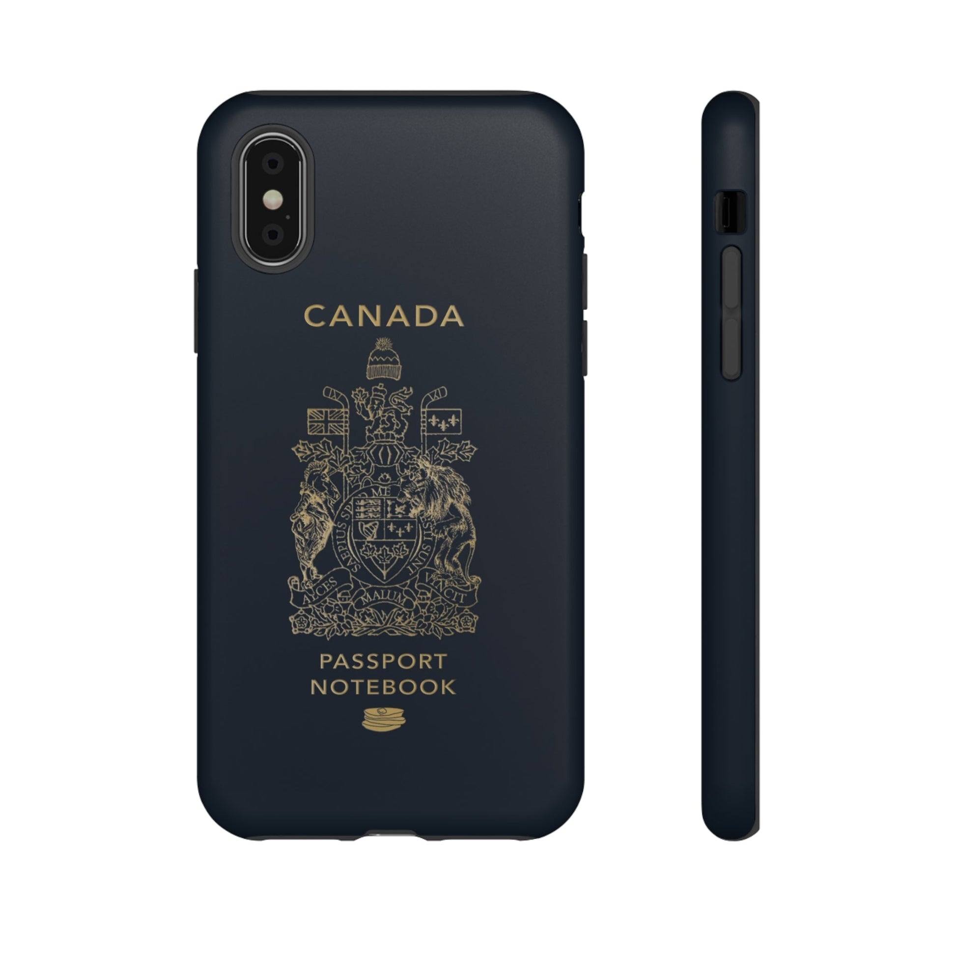 Phone Case-Canada Passort | Tough-iPhone X-Matte-PhoneCaseBoss-Phone-Best-Phone-Cases