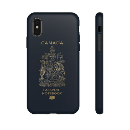 Phone Case-Canada Passort | Tough-iPhone X-Matte-PhoneCaseBoss-Phone-Best-Phone-Cases