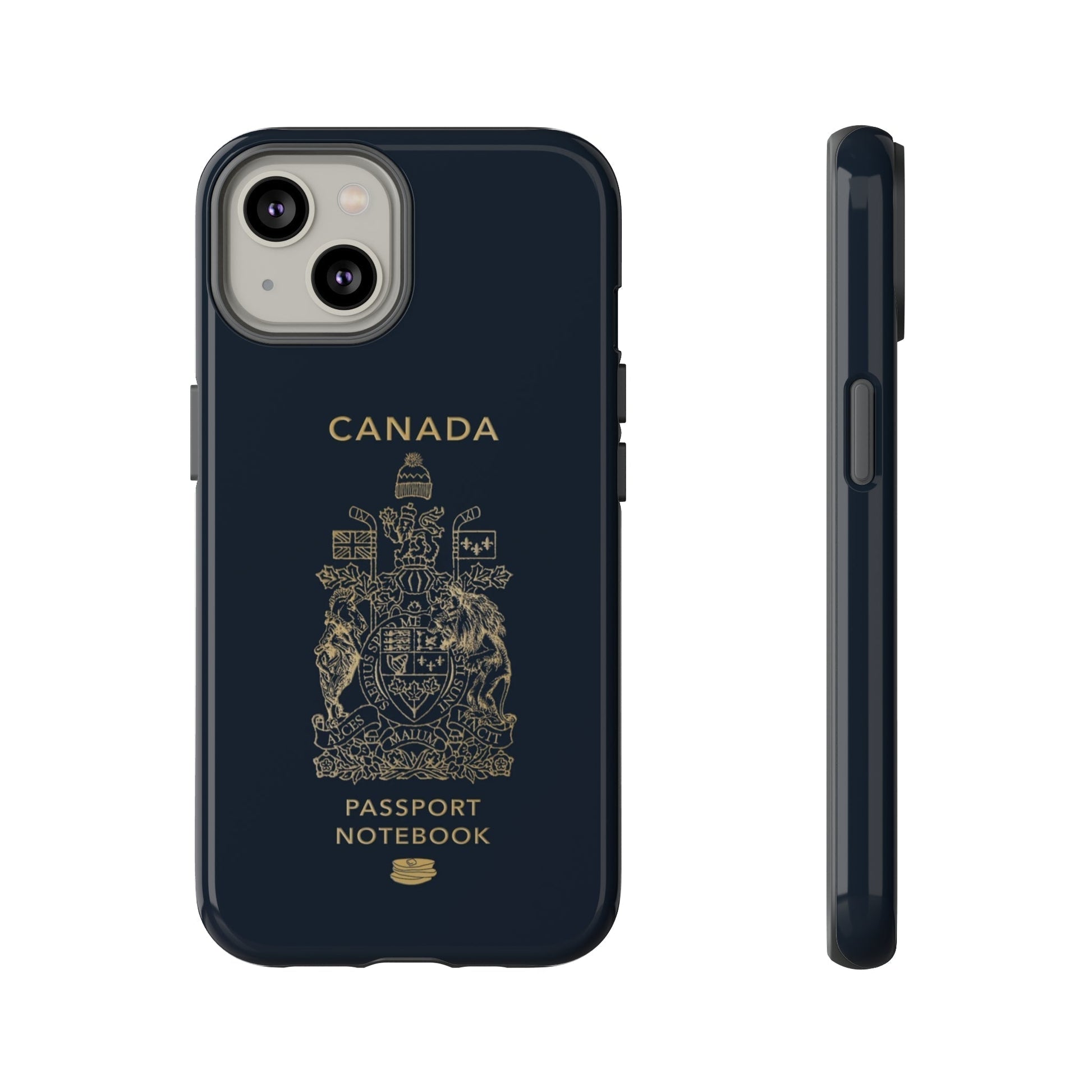 Phone Case-Canada Passort | Tough-iPhone 14-Glossy-PhoneCaseBoss-Phone-Best-Phone-Cases