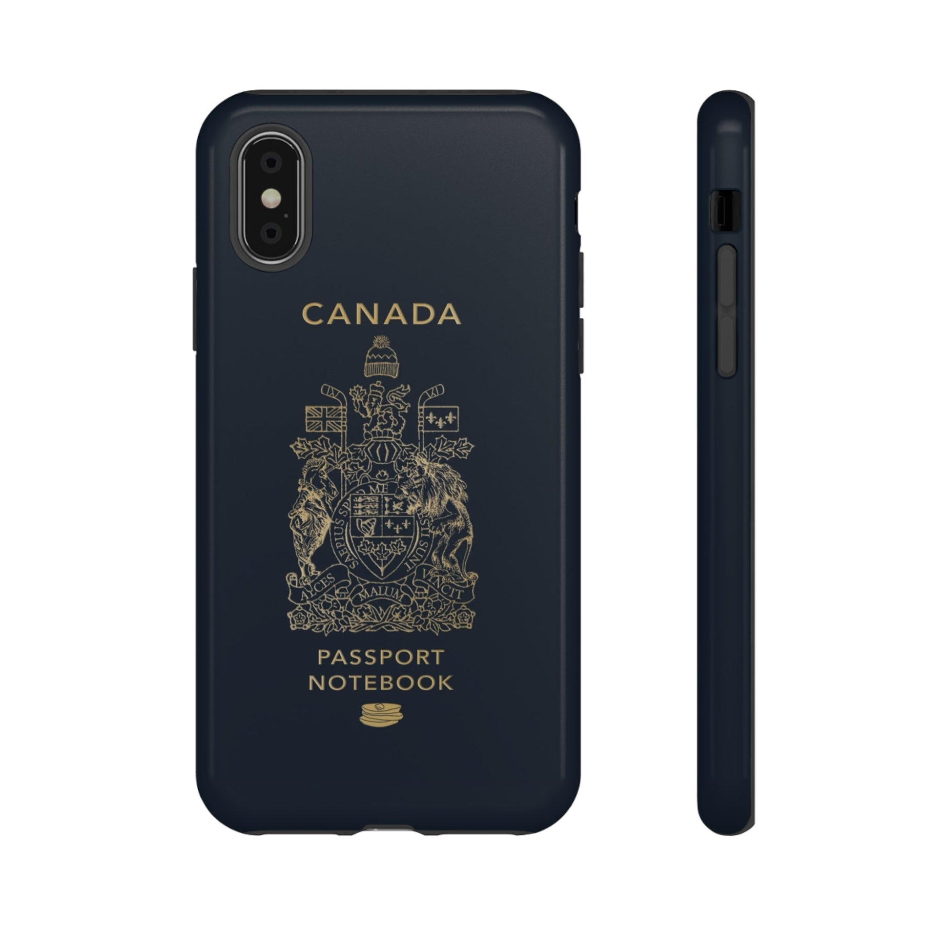 Phone Case-Canada Passort | Tough-iPhone X-Glossy-PhoneCaseBoss-Phone-Best-Phone-Cases