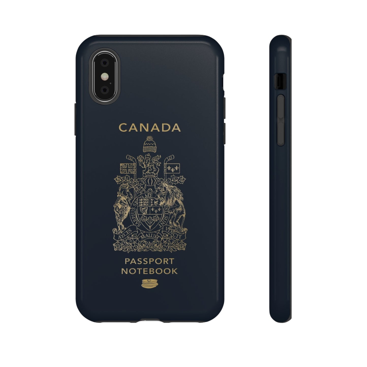 Phone Case-Canada Passort | Tough-iPhone XS-Glossy-PhoneCaseBoss-Phone-Best-Phone-Cases