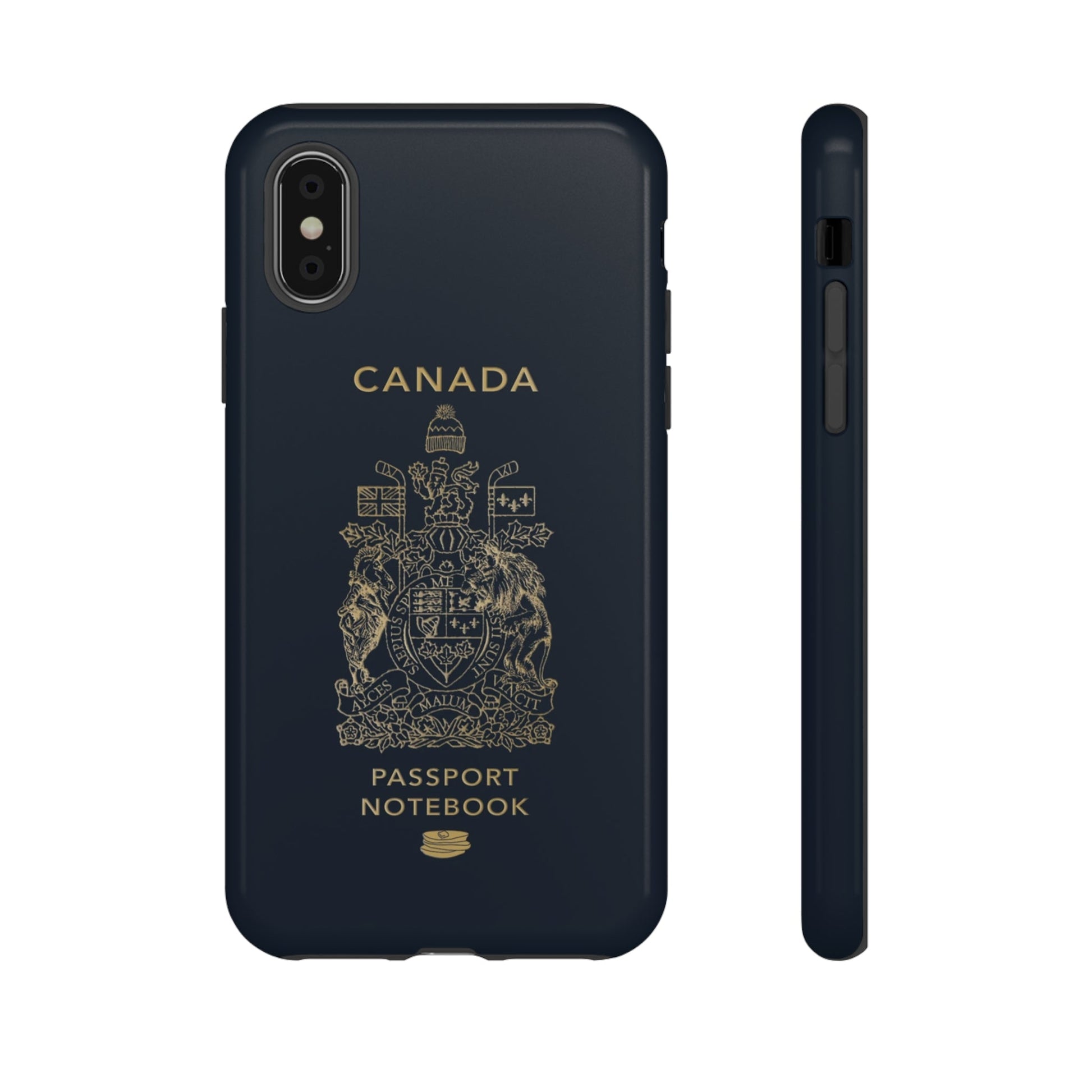 Phone Case-Canada Passort | Tough-iPhone XS-Glossy-PhoneCaseBoss-Phone-Best-Phone-Cases