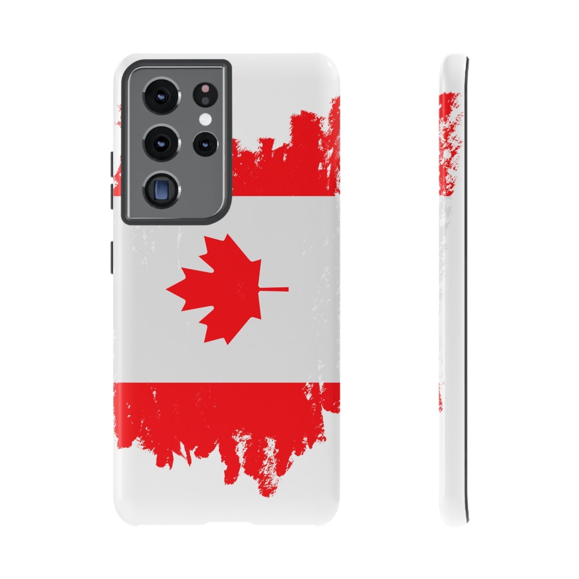 Phone Case-Canadian Flag | Tough-Samsung Galaxy S21 Ultra-Glossy-PhoneCaseBoss-Phone-Best-Phone-Cases