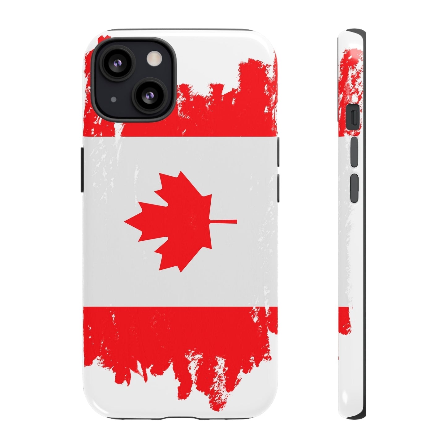 Phone Case-Canadian Flag | Tough-iPhone 13-Glossy-PhoneCaseBoss-Phone-Best-Phone-Cases