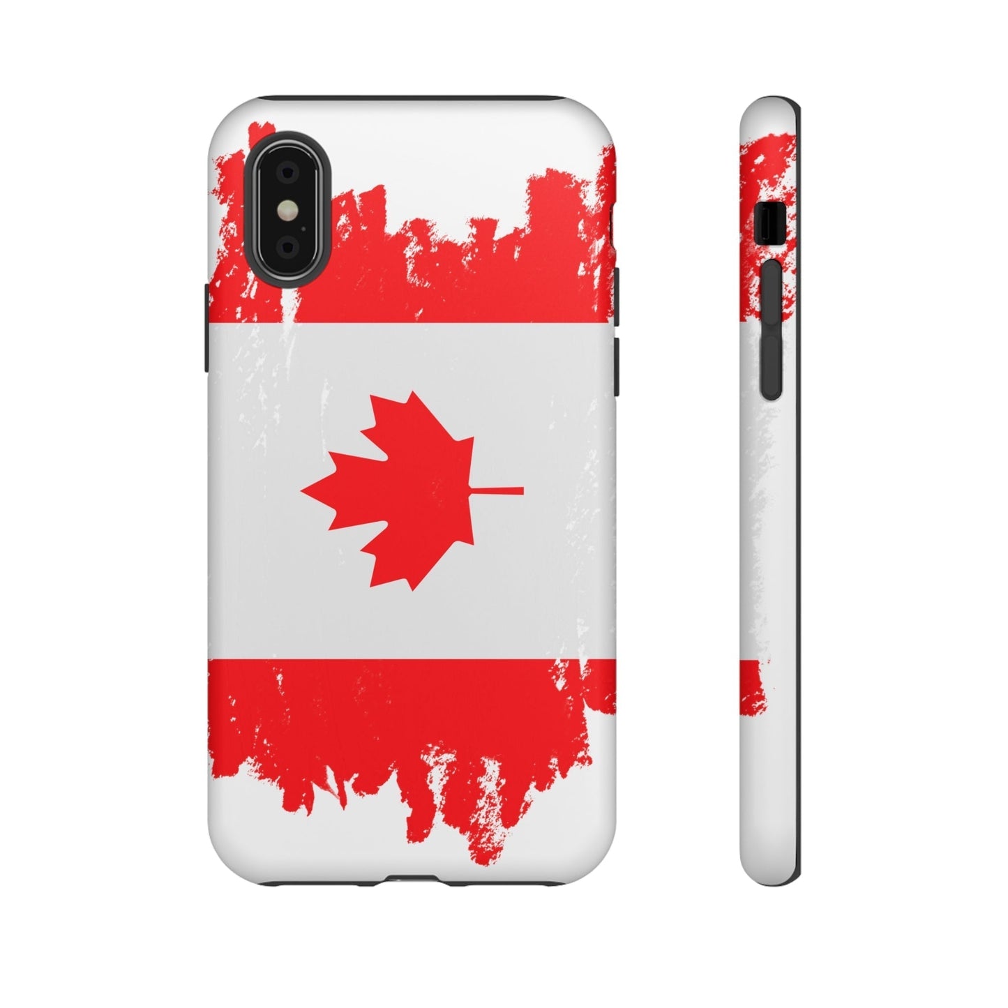 Phone Case-Canadian Flag | Tough-iPhone X-Matte-PhoneCaseBoss-Phone-Best-Phone-Cases