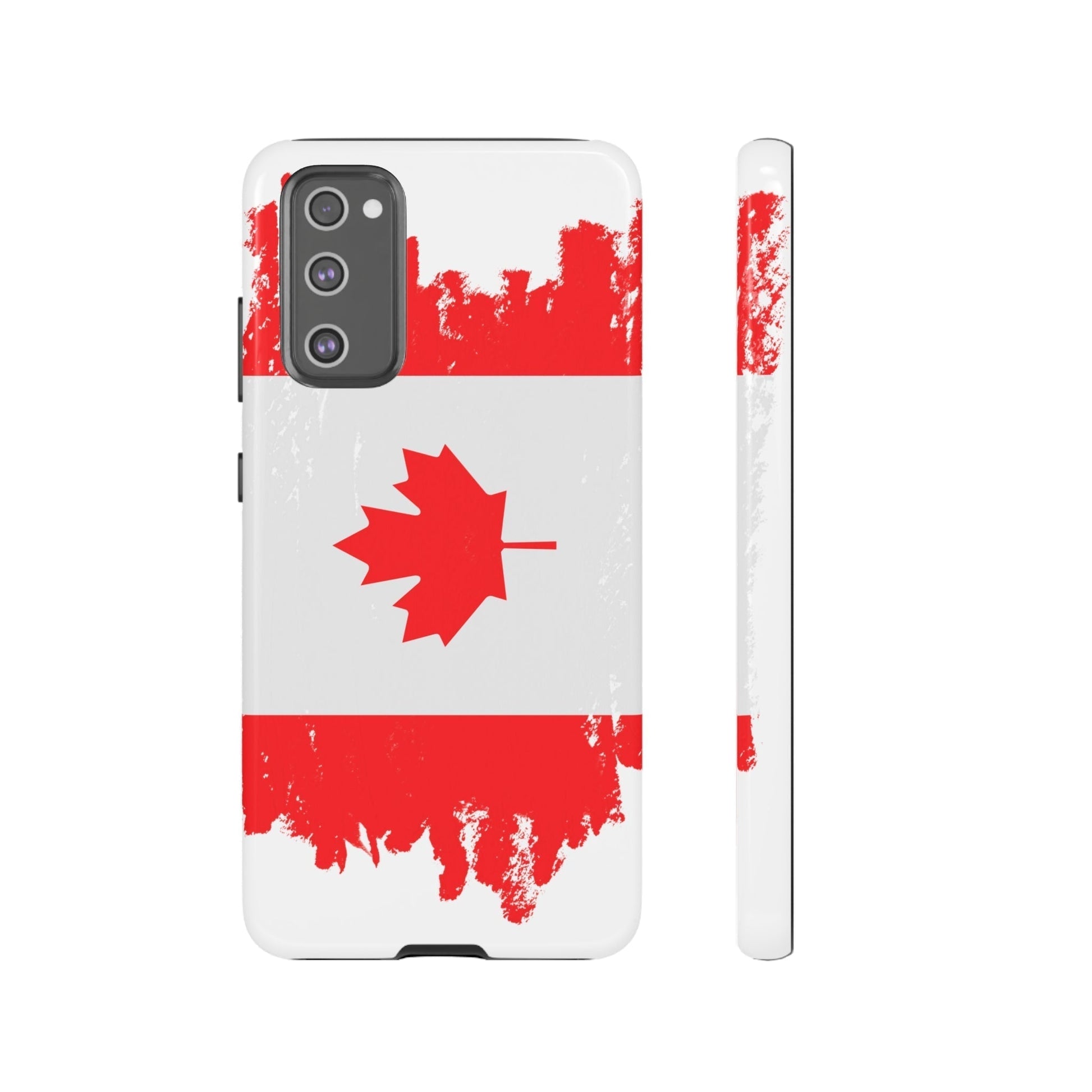 Phone Case-Canadian Flag | Tough-Samsung Galaxy S20 FE-Glossy-PhoneCaseBoss-Phone-Best-Phone-Cases