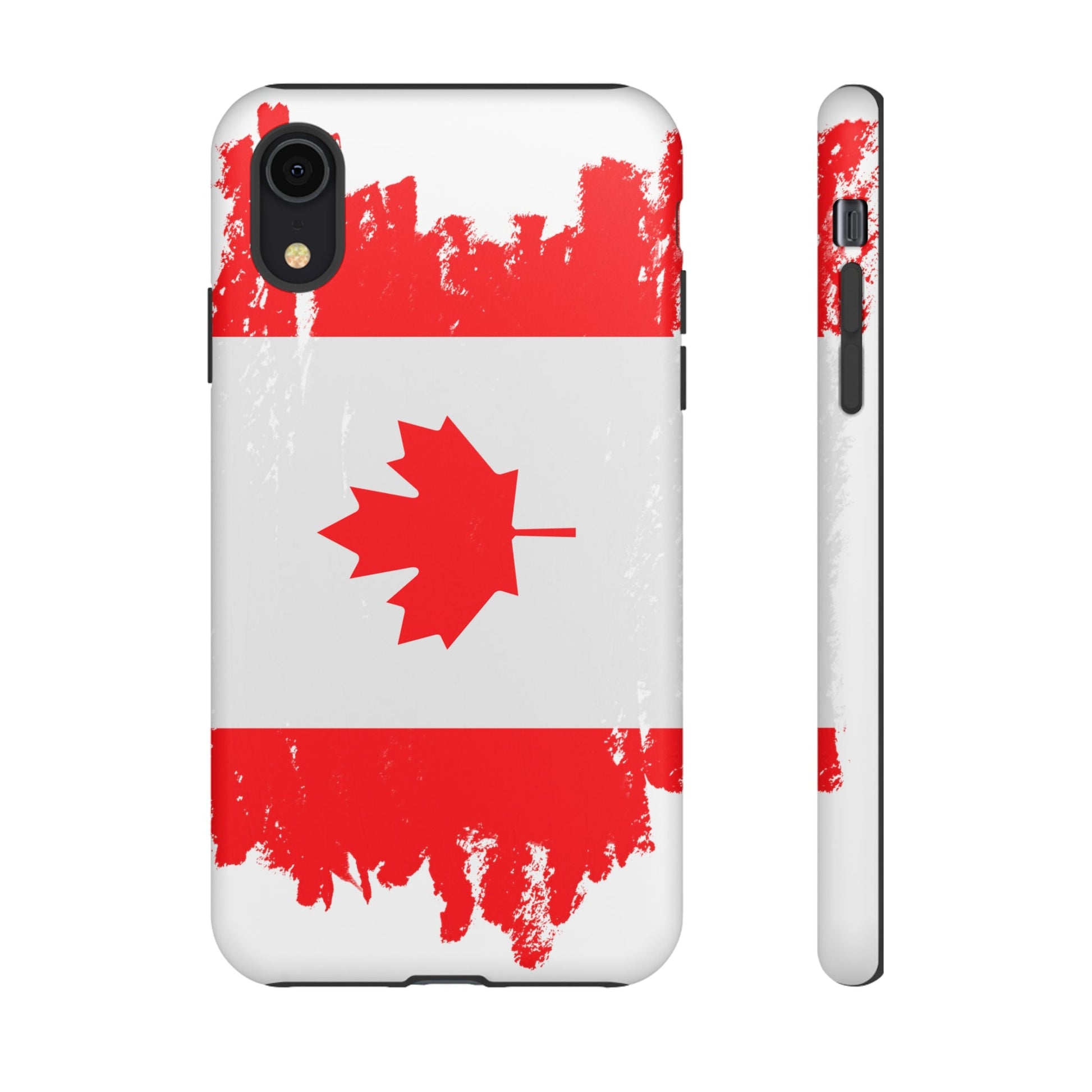 Phone Case-Canadian Flag | Tough-iPhone XR-Matte-PhoneCaseBoss-Phone-Best-Phone-Cases