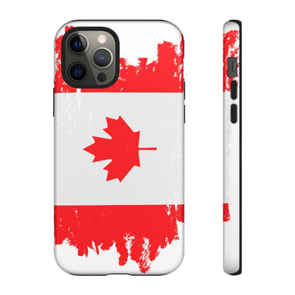 Phone Case-Canadian Flag | Tough-iPhone 12 Pro-Glossy-PhoneCaseBoss-Phone-Best-Phone-Cases