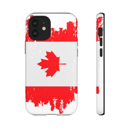 Phone Case-Canadian Flag | Tough-iPhone 12 Mini-Matte-PhoneCaseBoss-Phone-Best-Phone-Cases