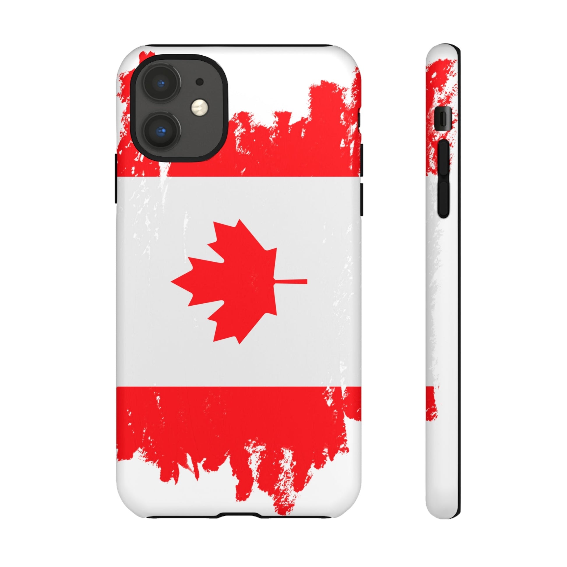 Phone Case-Canadian Flag | Tough-iPhone 11-Matte-PhoneCaseBoss-Phone-Best-Phone-Cases