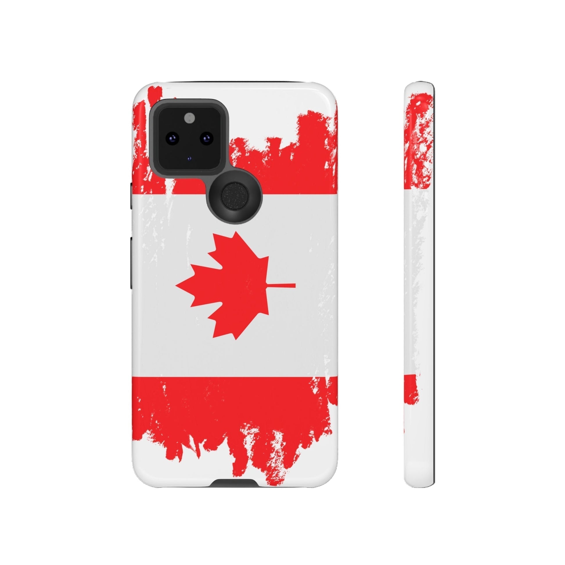 Phone Case-Canadian Flag | Tough-Google Pixel 5 5G-Glossy-PhoneCaseBoss-Phone-Best-Phone-Cases