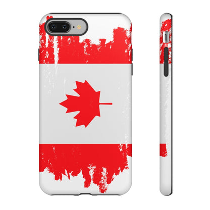 Phone Case-Canadian Flag | Tough-iPhone 8 Plus-Matte-PhoneCaseBoss-Phone-Best-Phone-Cases