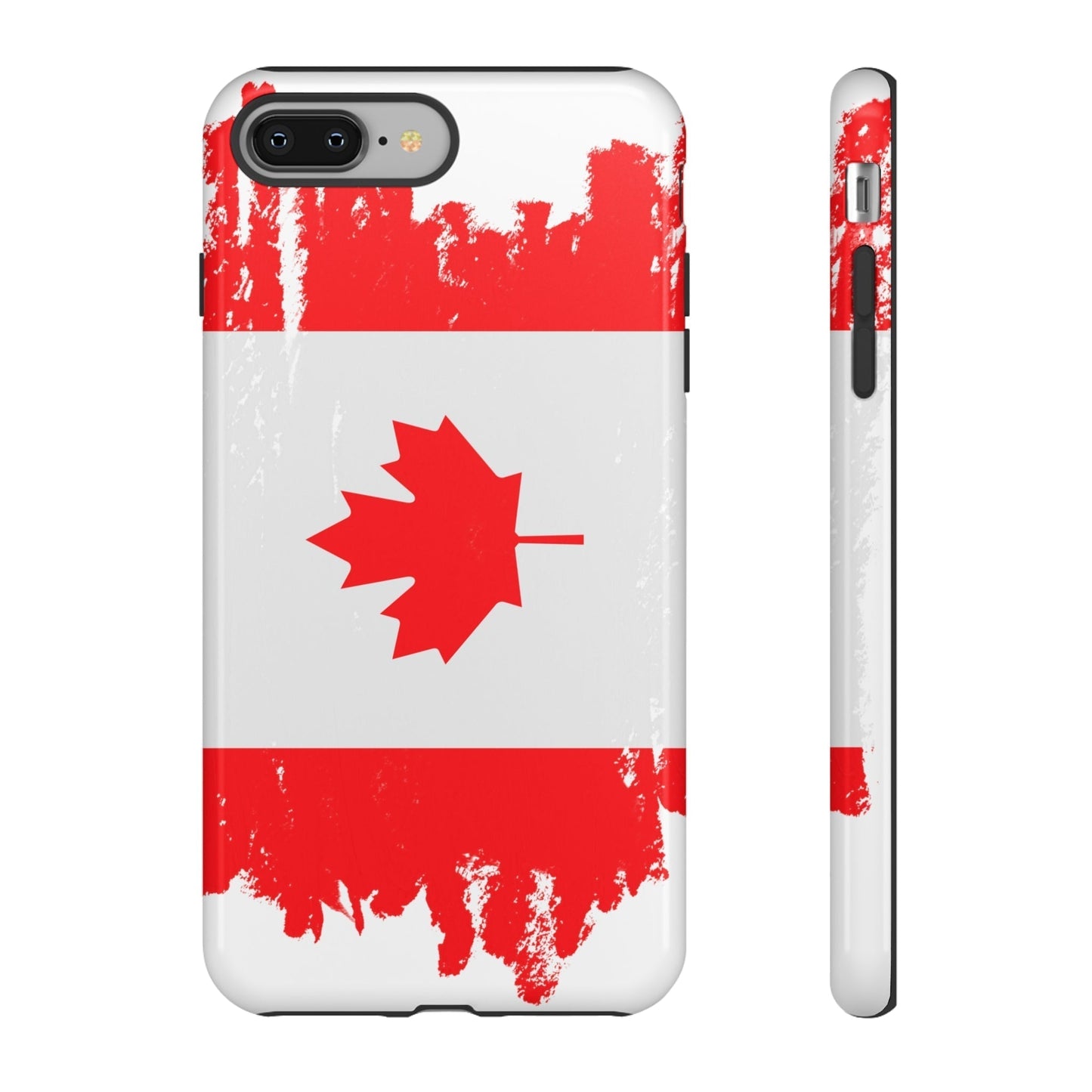 Phone Case-Canadian Flag | Tough-iPhone 8 Plus-Glossy-PhoneCaseBoss-Phone-Best-Phone-Cases