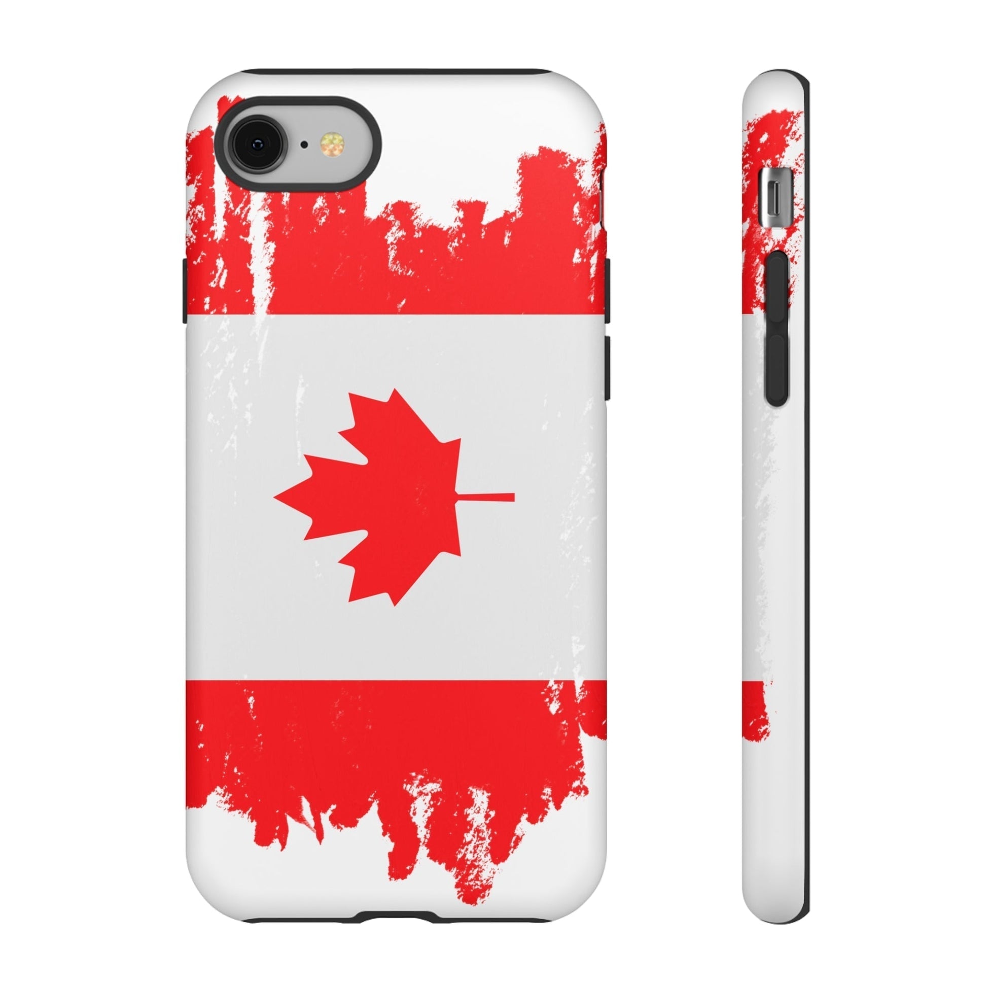 Phone Case-Canadian Flag | Tough-iPhone 8-Matte-PhoneCaseBoss-Phone-Best-Phone-Cases