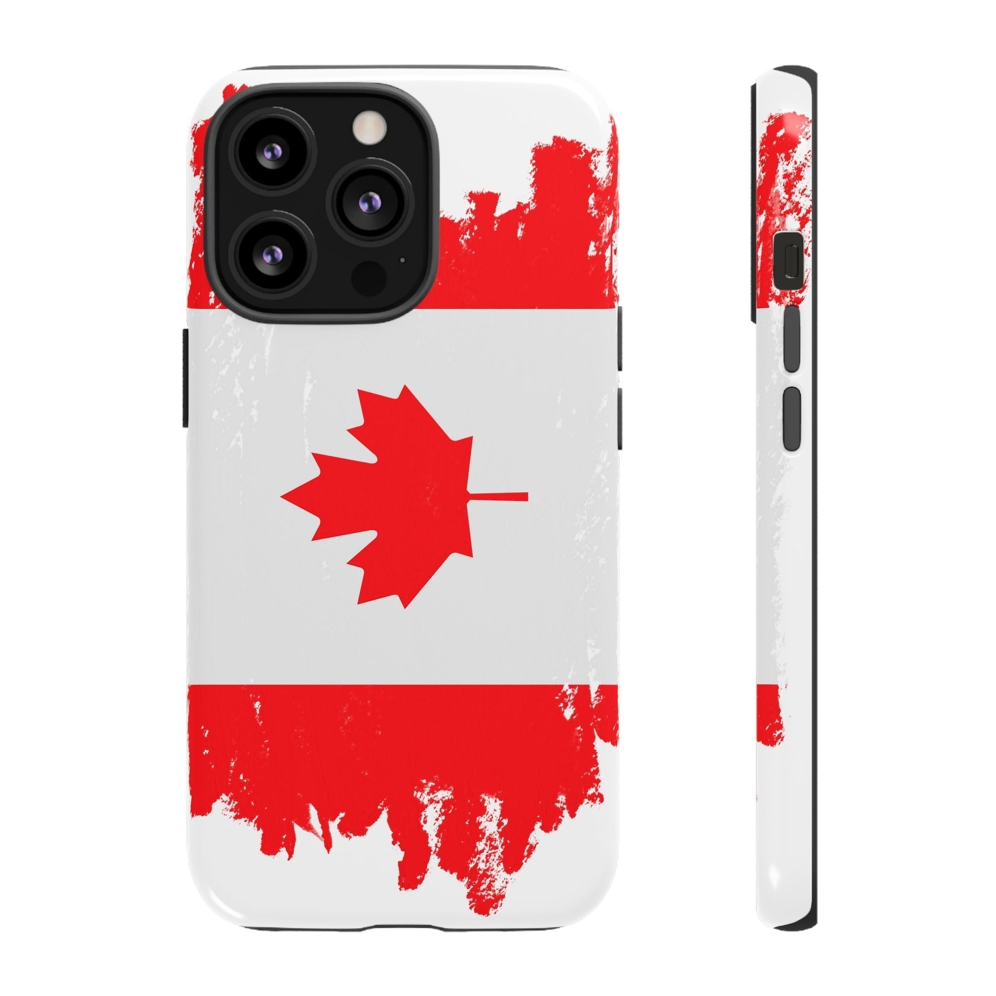 Phone Case-Canadian Flag | Tough-iPhone 13 Pro-Glossy-PhoneCaseBoss-Phone-Best-Phone-Cases