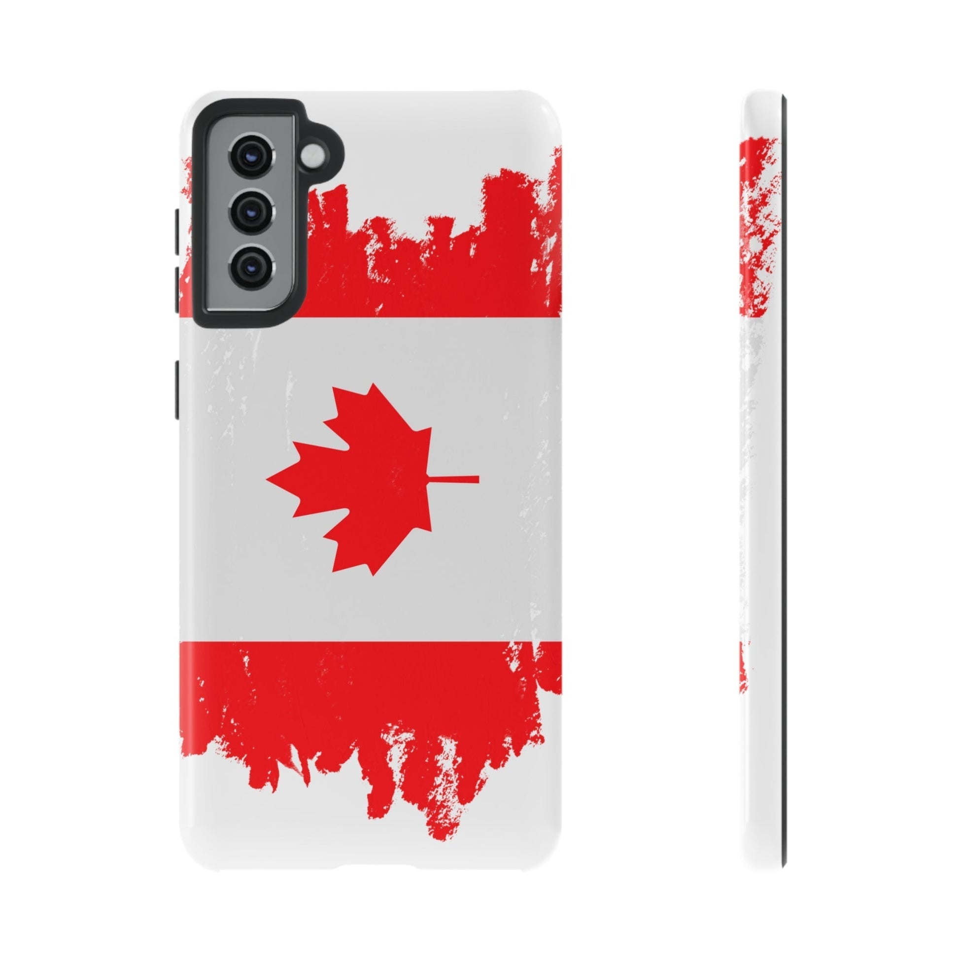 Phone Case-Canadian Flag | Tough-Samsung Galaxy S21 Plus-Glossy-PhoneCaseBoss-Phone-Best-Phone-Cases