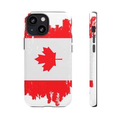 Phone Case-Canadian Flag | Tough-iPhone 13 Mini-Matte-PhoneCaseBoss-Phone-Best-Phone-Cases