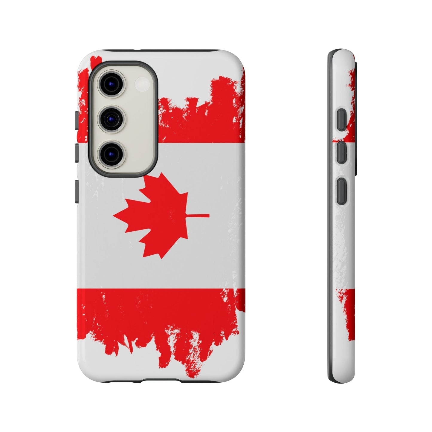 Phone Case-Canadian Flag | Tough-Samsung Galaxy S23-Glossy-PhoneCaseBoss-Phone-Best-Phone-Cases