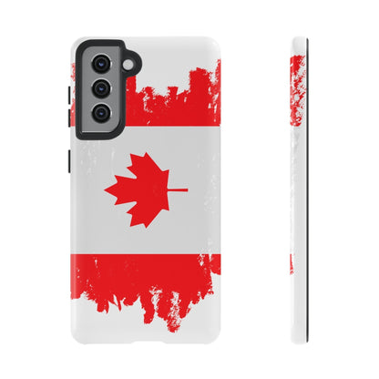 Phone Case-Canadian Flag | Tough-Samsung Galaxy S21-Glossy-PhoneCaseBoss-Phone-Best-Phone-Cases