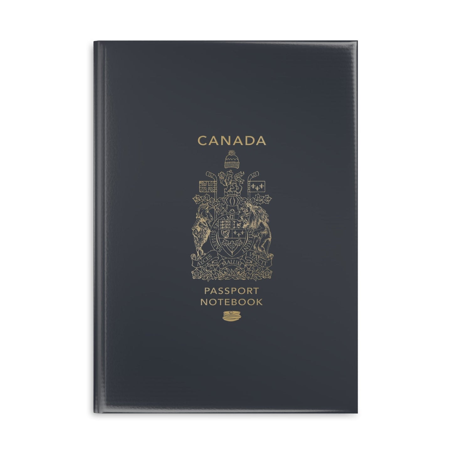 Canadian Passport Hardcover Notebook with Puffy Covers-Paper products-Printify-Glossy, Hardcover, Home & Living, Journals, Journals & Notebooks, More, Notebooks, Paper, Spiral, The Whole Nother | A4,Blank,Glossy,7568869163101-Canadian-Passport-Hardcover-Notebook-with-Puffy-Covers-Paper-products-Glossy-Hardcover-Home-Living-Journals-Journals-Notebooks-More-Notebooks-Paper-Spiral-The-Whole-Nother-A4-Blank-Gl, PhoneCaseBoss | Image-position:2-SKU:[sku}, Barcode: