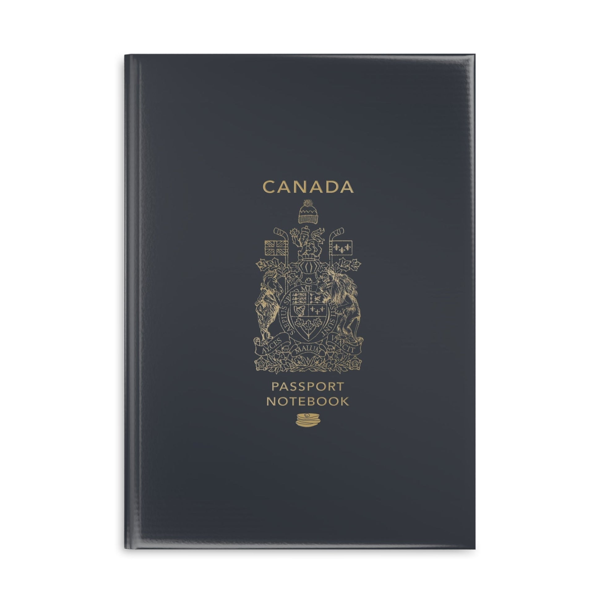 Canadian Passport Hardcover Notebook with Puffy Covers-Paper products-Printify-Glossy, Hardcover, Home & Living, Journals, Journals & Notebooks, More, Notebooks, Paper, Spiral, The Whole Nother | A4,Ruled line,Glossy,7568869163101-Canadian-Passport-Hardcover-Notebook-with-Puffy-Covers-Paper-products-Glossy-Hardcover-Home-Living-Journals-Journals-Notebooks-More-Notebooks-Paper-Spiral-The-Whole-Nother-A4-Ruled-li, PhoneCaseBoss | Image-position:4-SKU:[sku}, Barcode: