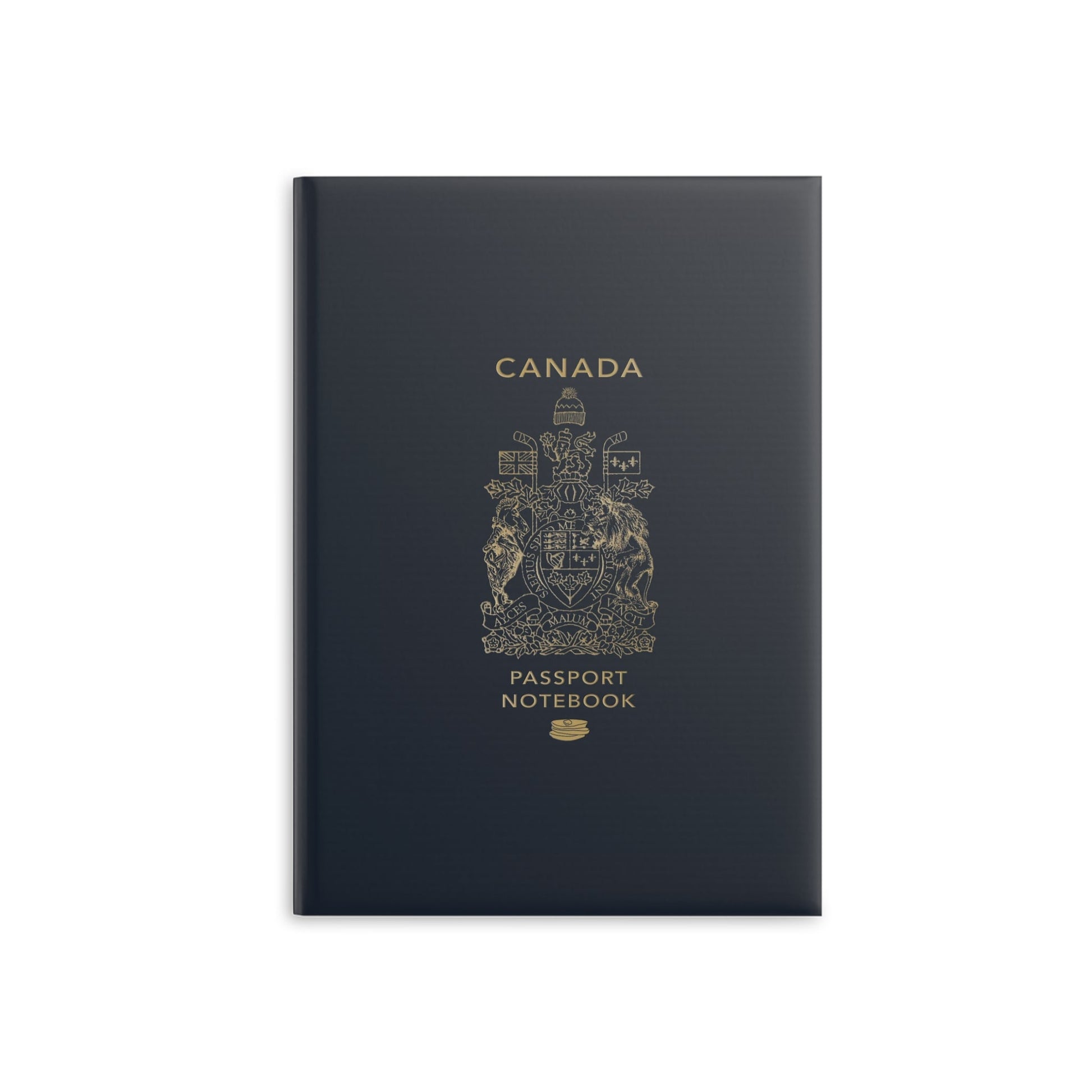 Canadian Passport Hardcover Notebook with Puffy Covers-Paper products-Printify-Glossy, Hardcover, Home & Living, Journals, Journals & Notebooks, More, Notebooks, Paper, Spiral, The Whole Nother | A5,Blank,Matte,7568869163101-Canadian-Passport-Hardcover-Notebook-with-Puffy-Covers-Paper-products-Glossy-Hardcover-Home-Living-Journals-Journals-Notebooks-More-Notebooks-Paper-Spiral-The-Whole-Nother-A5-Blank-Ma, PhoneCaseBoss | Image-position:16-SKU:[sku}, Barcode: