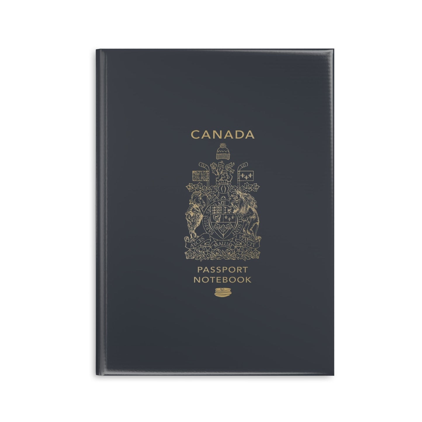 Canadian Passport Hardcover Notebook with Puffy Covers-Paper products-Printify-Glossy, Hardcover, Home & Living, Journals, Journals & Notebooks, More, Notebooks, Paper, Spiral, The Whole Nother | B5,Blank,Glossy,7568869163101-Canadian-Passport-Hardcover-Notebook-with-Puffy-Covers-Paper-products-Glossy-Hardcover-Home-Living-Journals-Journals-Notebooks-More-Notebooks-Paper-Spiral-The-Whole-Nother-B5-Blank-Gl, PhoneCaseBoss | Image-position:8-SKU:[sku}, Barcode: