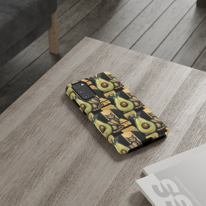 Phone Case-Cat Doesn't Notice Avocado | Tough-PhoneCaseBoss-Phone-Best-Phone-Cases