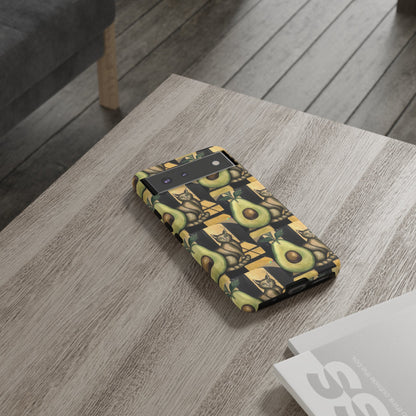 Phone Case-Cat Doesn't Notice Avocado | Tough-PhoneCaseBoss-Phone-Best-Phone-Cases