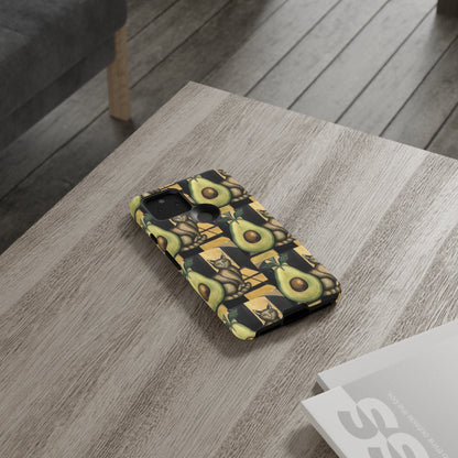 Phone Case-Cat Doesn't Notice Avocado | Tough-PhoneCaseBoss-Phone-Best-Phone-Cases