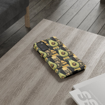 Phone Case-Cat Doesn't Notice Avocado | Tough-PhoneCaseBoss-Phone-Best-Phone-Cases