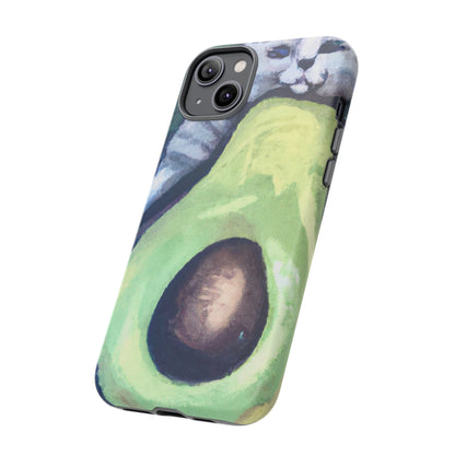 Phone Case-Cat Hugs Avocado | Tough-PhoneCaseBoss-Phone-Best-Phone-Cases