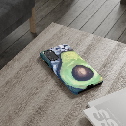 Phone Case-Cat Hugs Avocado | Tough-PhoneCaseBoss-Phone-Best-Phone-Cases